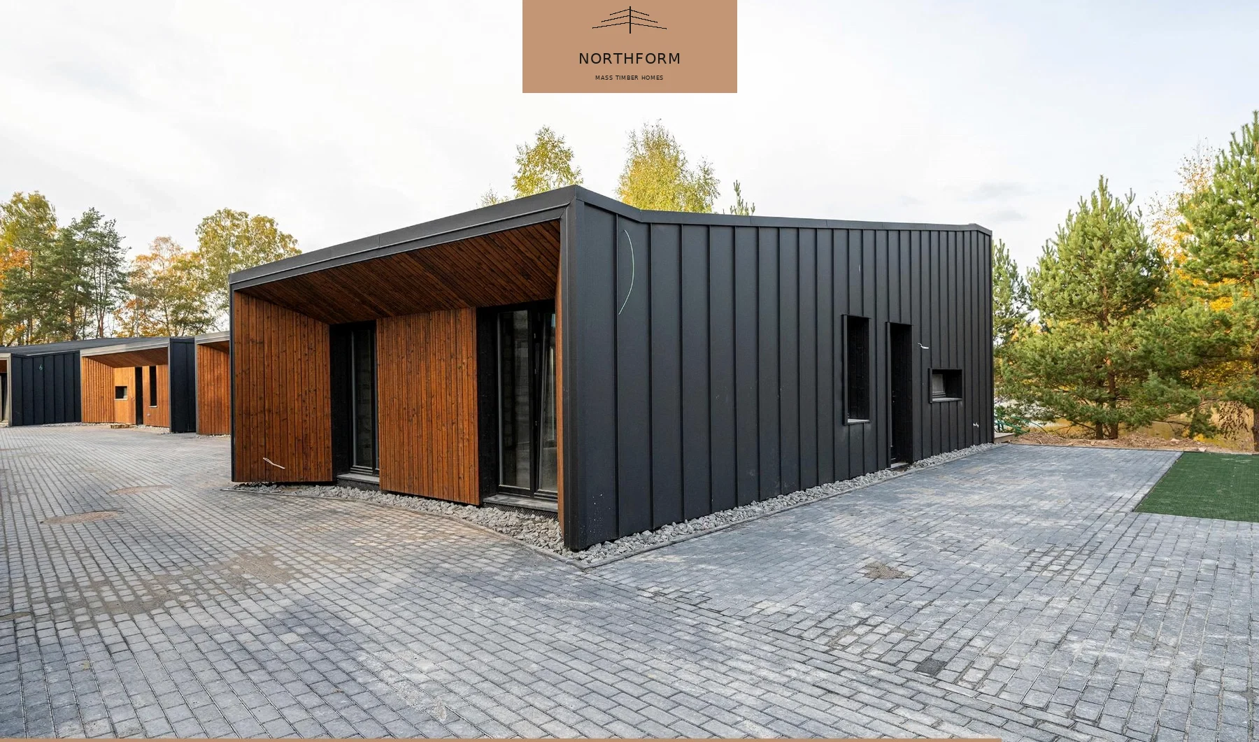 Aspen, Cedar and Summit house kits: Cedar facade
